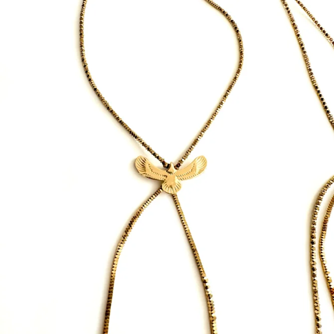 bird bodynecklace necklace