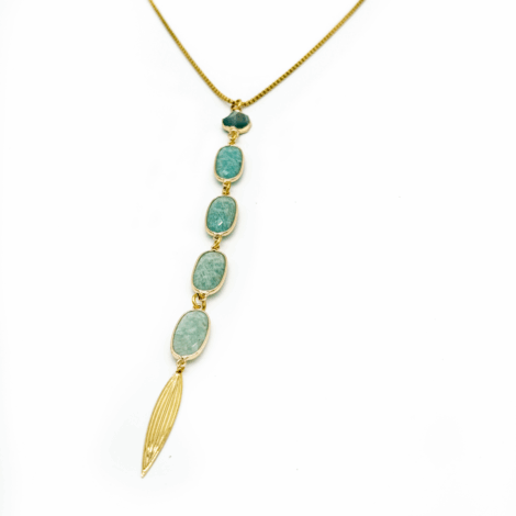 colar enhye amazonite