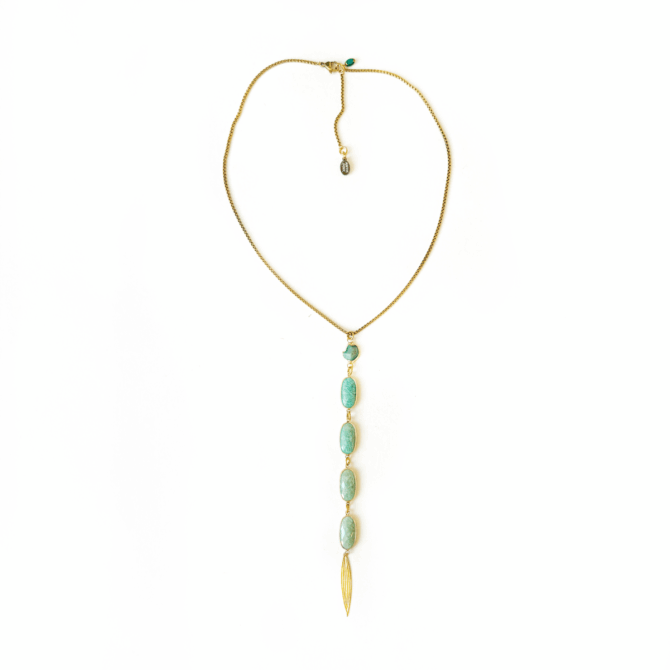 colar enhye amazonite