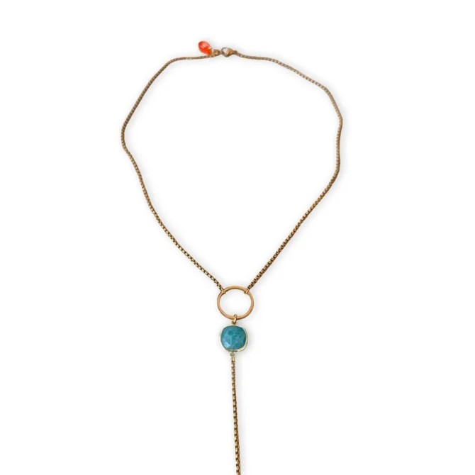 colar nicole amazonite