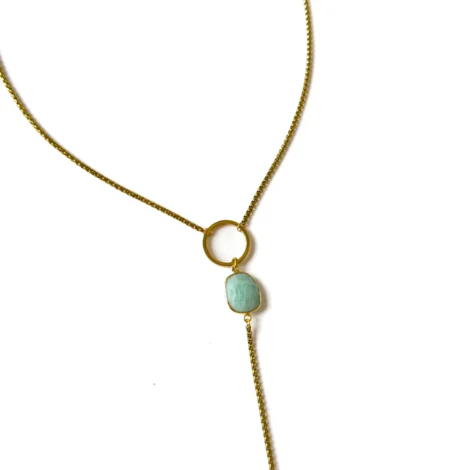 colar nicole amazonite