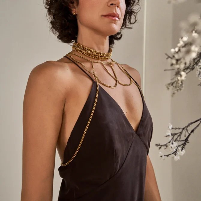 Kaira body necklace