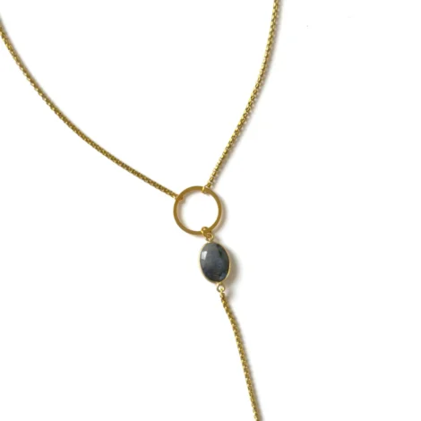 colar nicole labradorite