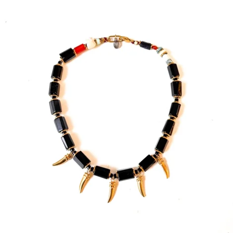 Zoya Black Necklace