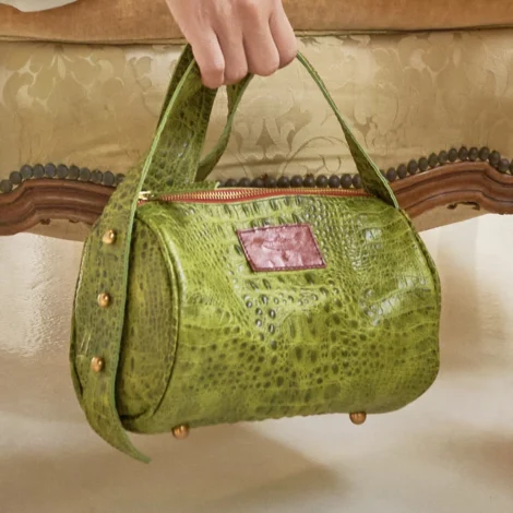 mala croco vert