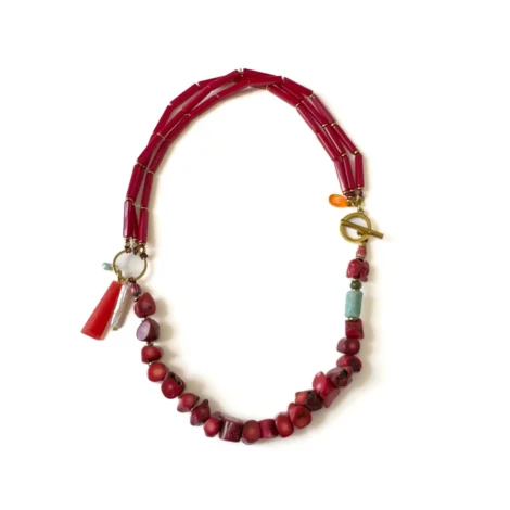 red mood necklace