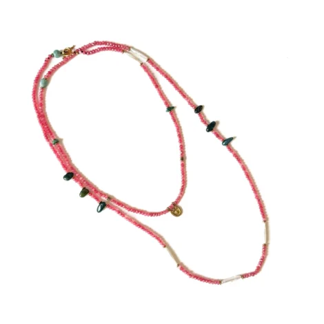 colar isabeau rosa