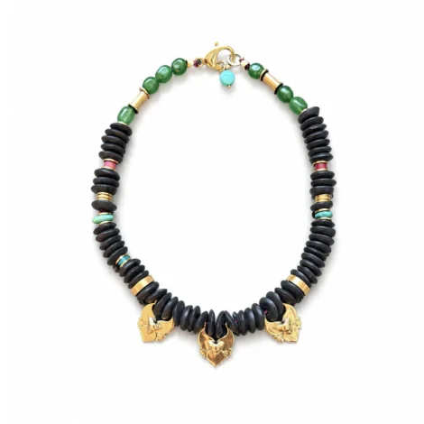 colar akan black