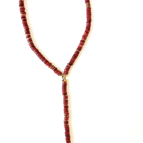 colar selma rosso
